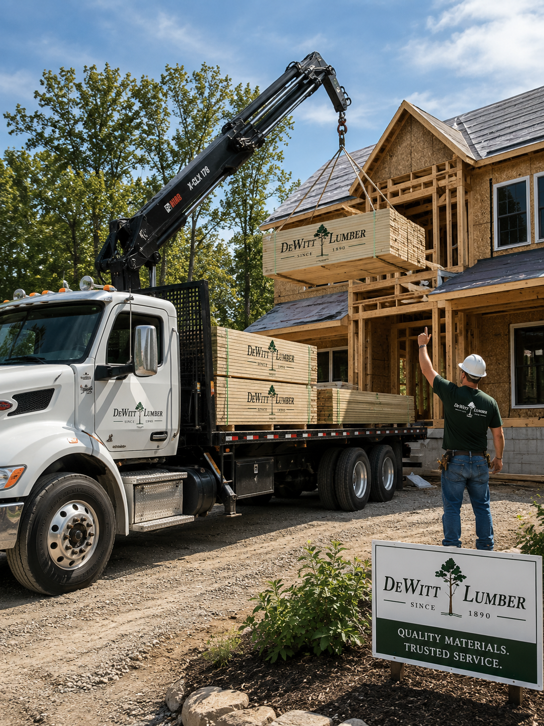 We put your materials where you need them.